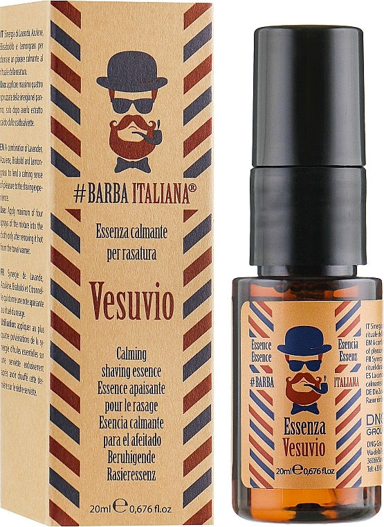 УЦЕНКА Успокаивающая эссенция для бритья - Barba Italiana Vesuvio * — фото N1