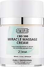 Духи, Парфюмерия, косметика Масажний крем для лица и тела, омолаживающий - GlyMed Plus CBD 500 Miracle Massage Cream