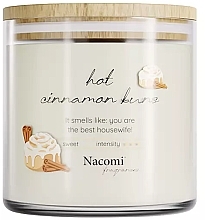 Духи, Парфюмерия, косметика Ароматическая соевая свеча "Hot Cinnamon Buns" - Nacomi Fragrances