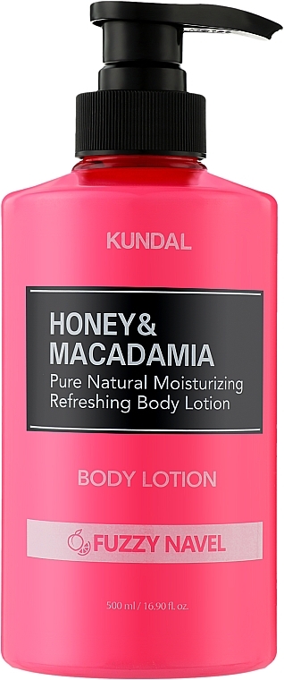 Лосьйон для тіла "Fuzzy Navel" - Kundal Honey & Macadamia Body Lotion — фото N1