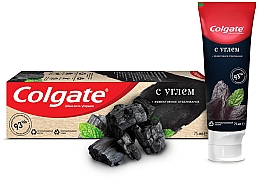 Парфумерія, косметика Зубна паста "Ефективне відбілювання" з вугіллям з натуральними інгредієнтами - Colgate
