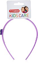 Обруч для волос пластмассовый "Бабочка" - Titania Kids Care — фото N1