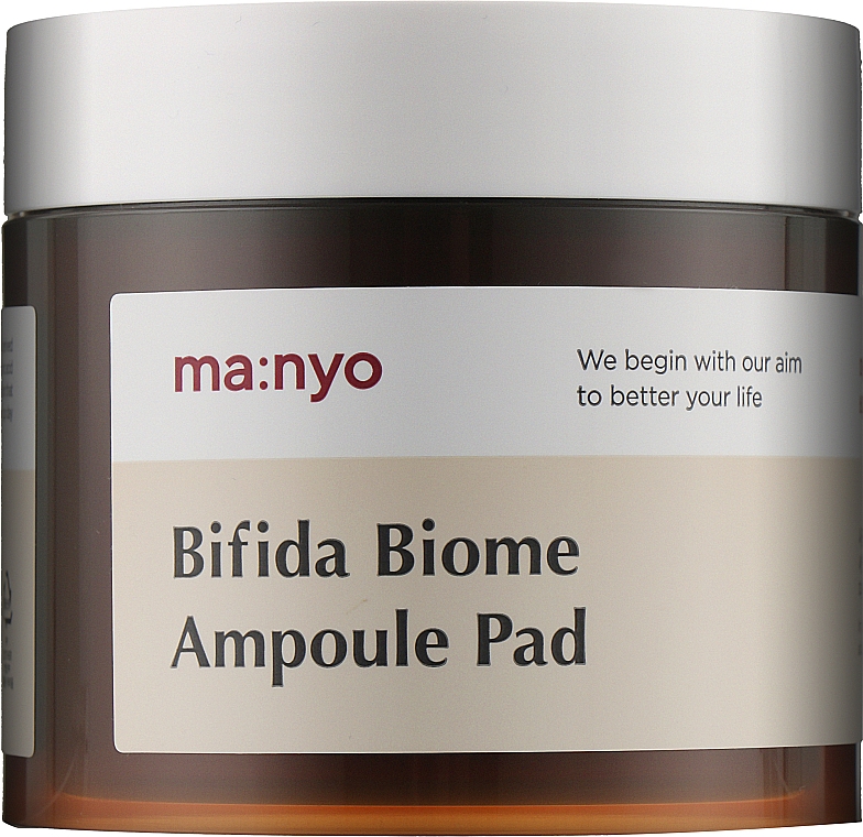 Тонер-педи для захисту й відновлення шкіри - Manyo Bifida Biome Ampoule Pad — фото N1