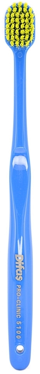 Зубна щітка "Ultra Soft" 512568, синя із салатовою щетиною - Difas Pro-Clinic 5100 — фото N2