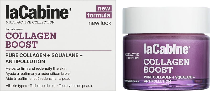 Крем з колагеном для пружності шкіри обличчя - La Cabine Collagen Boost Cream — фото N2