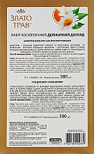 Набор "Деликатный уход" - Velta Cosmetic Злато трав (shmp/500ml + sh/gel/500ml) — фото N4