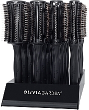Парфумерія, косметика Набір щіток для волосся, 16 шт. - Olivia Garden Fingerbrush Round Display