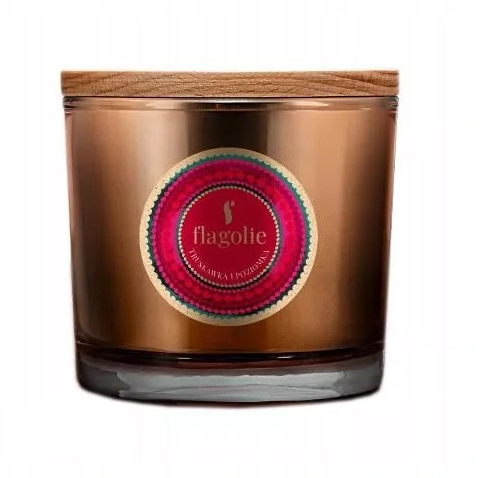 Ароматическая свеча в стакане "Клубника и малина" - Flagolie Fragranced Candle Strawberry And Raspberry — фото N1