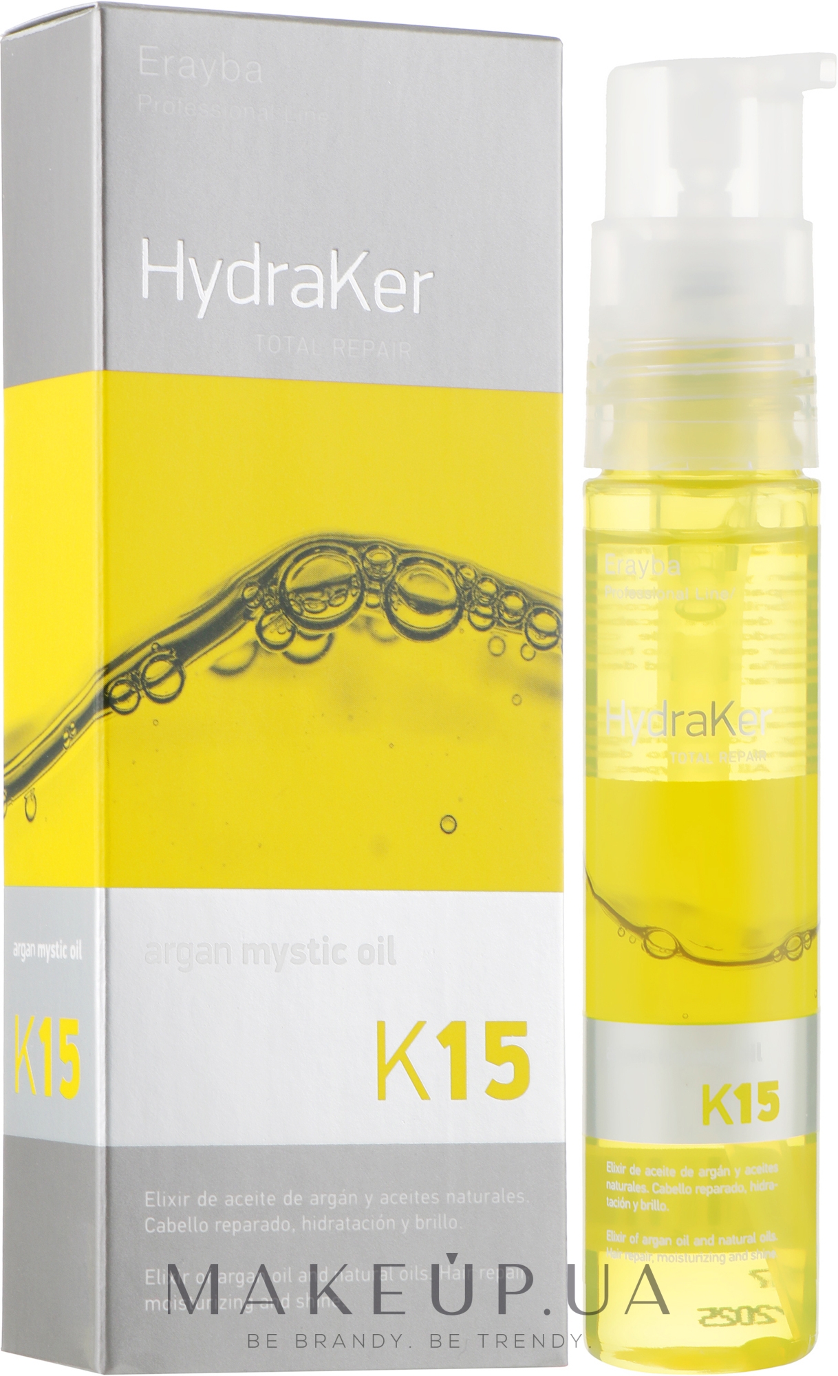 Арганова олія - Erayba HydraKer K15 Argan Mystic Oil — фото 50ml