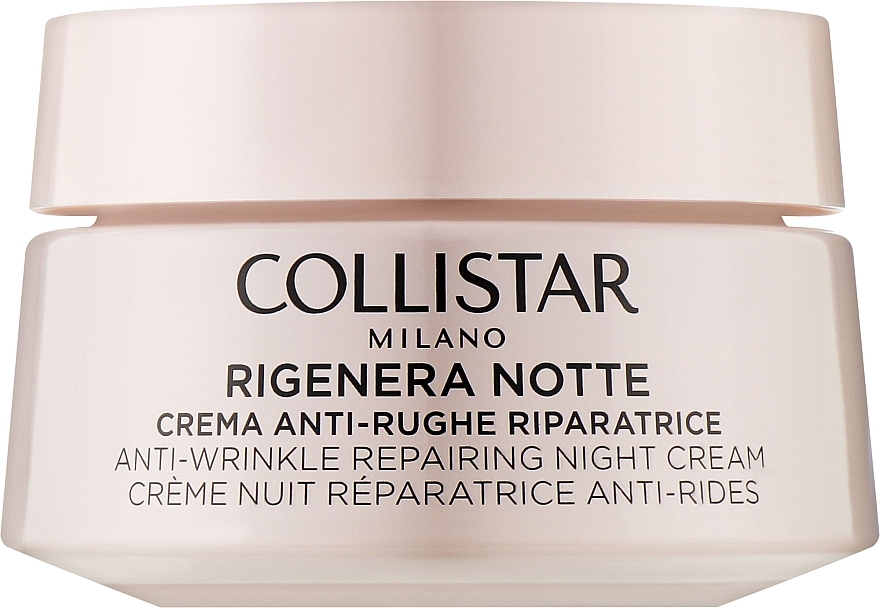 Ночной крем для лица и шеи - Collistar Rigenera Anti-Wrinkle Repairing Night Cream — фото N1