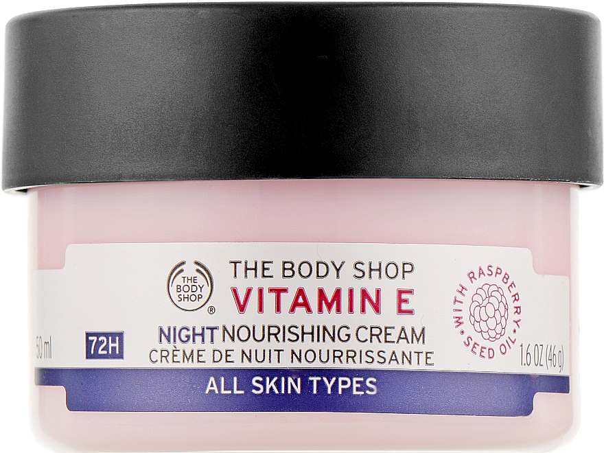 Нічний живильний крем для обличчя "Вітамін Е" - The Body Shop Vitamin E Nourishing Night Cream — фото N4