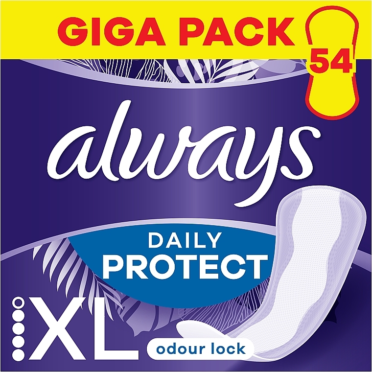 Щоденні прокладки "Нейтралізація запаху", 54 шт. - Always Daily Protect XL — фото N1