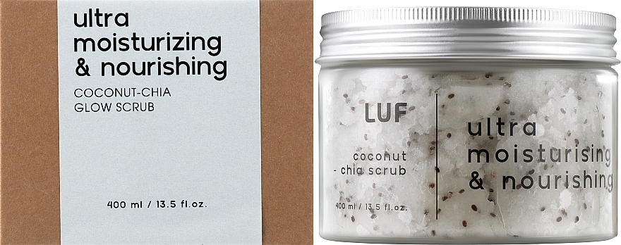 Ультрапитательный и увлажняющий скраб с кокосом и семенами чиа - Luff Coconut-Chia Glow Scrub — фото N2