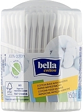 Ватні палички на паперовій основі, в шестигранній упаковці, 150 шт. - Bella Cotton Buds With Paper Stick — фото N1
