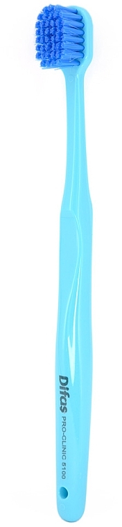 Зубна щітка "Ultra Soft" 512063, блакитна з синьою щетиною, в кейсі - Difas Pro-Clinic 5100 — фото N3