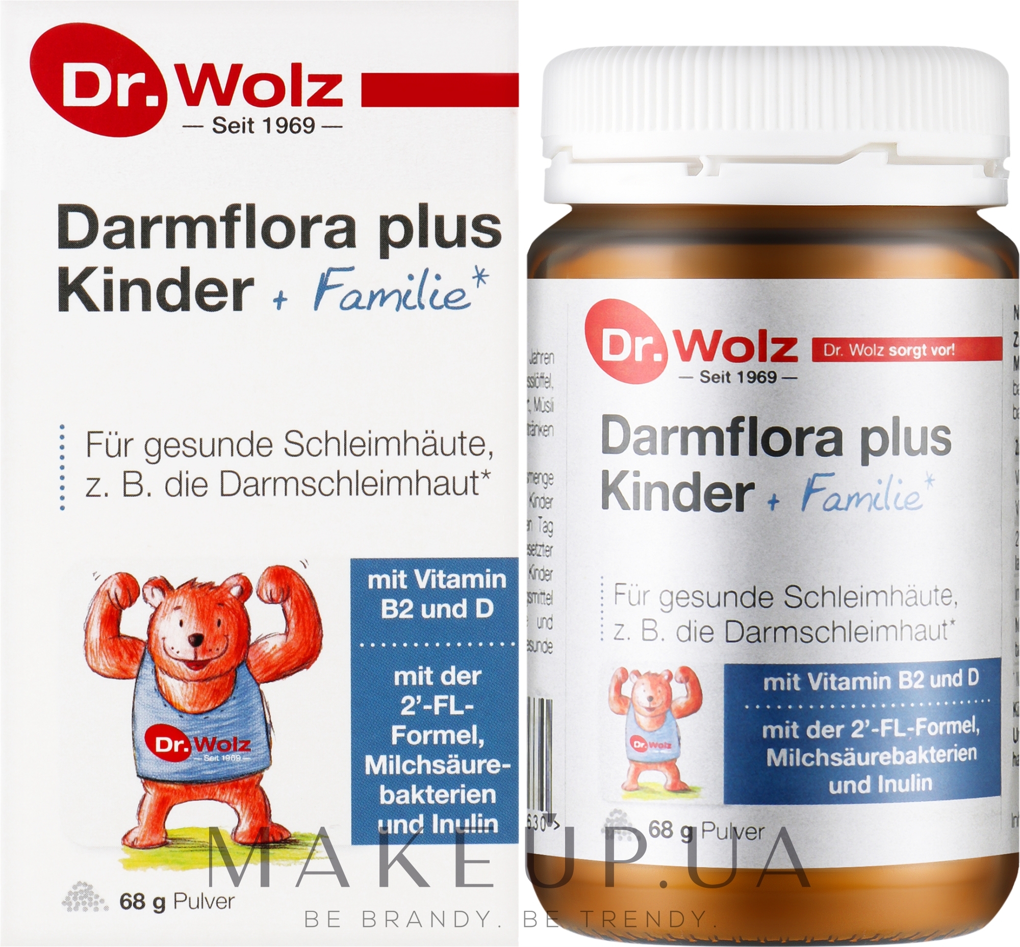 Синбіотик для дітей і всієї сім'ї - Dr. Wolz Darmflora Plus Kinder + Familie — фото 68g