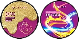 Набор "Сияющий комплекс жар-холод от целлюлита" - Reclaire (scr/200ml + wrap/200ml) — фото N1