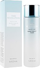 Духи, Парфюмерия, косметика Осветляющий тонер для лица - Missha Time Revolution White Cure Blanc Tone-up Toner