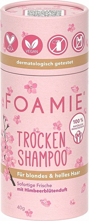 Сухий шампунь для блондинок - Foamie Dry Shampoo Berry Blossom — фото N1
