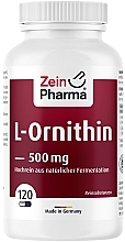 Харчова добавка "L-орнітин", 500 мг - ZeinPharma L-Ornithine Capsules — фото N1