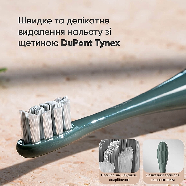 Электрическая зубная щетка Oclean Air 2T Green, футляр, настенное крепление - Oclean Air 2T Electric Toothbrush Green — фото N5