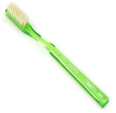 Зубная щетка, зеленая - Acca Kappa Medium Pure Bristle Toothbrush Model 568 — фото N1