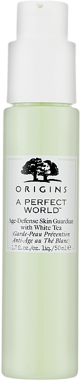 Захисний лосьйон з білим чаєм, який запобігає появі перших ознак старіння - Origins A Perfect World Age-Defense Skin Guardian With White Tea — фото N1