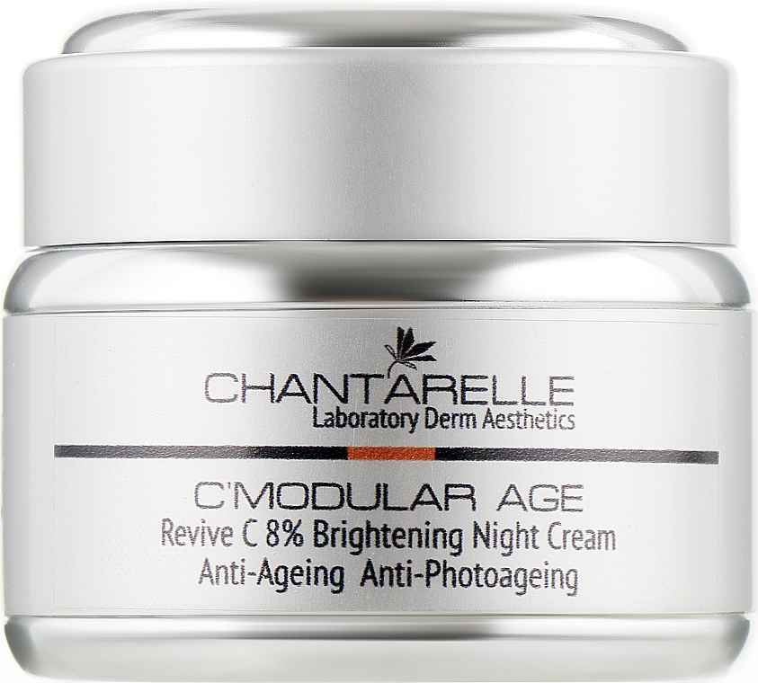 Ночной крем с витамином C 8 % против старения и фотостарения - Chantarelle Revive C 8 % Brightening Night Cream — фото N1