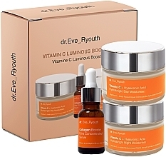 Парфумерія, косметика Набір - Dr. Eve_Ryouth Vitamin C Luminous Boost Set (d/cr/50ml + n/cr/50ml + serum/15ml)