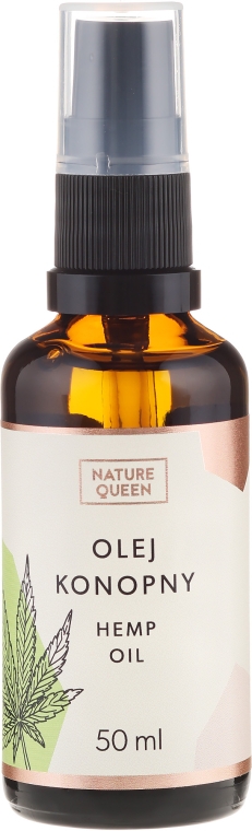 Косметична олія з насіння конопель - Nature Queen Hemp Oil — фото N3