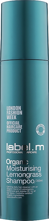 Шампунь для волосся з лемонграс - Label.m Cleanse Organic Moisturising Lemongrass Shampoo — фото N1