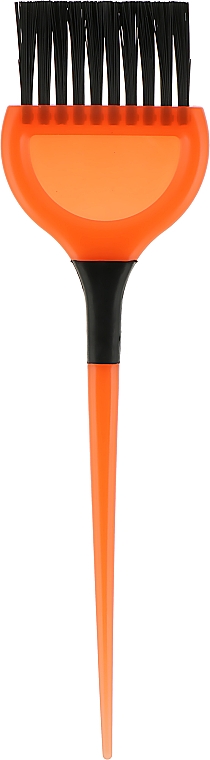 Кисть для окрашивания с резиновой вставкой, оранжевая - Vero Professional
