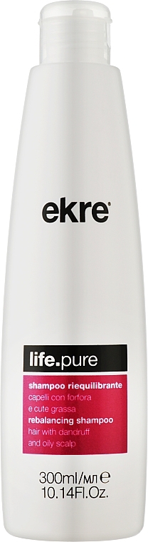 Шампунь для волос с перхотью и жирной кожей головы - Ekre Life.Pure Shampoo — фото N1