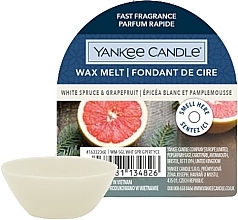 Ароматичний віск - Yankee Candle Wax Melt White Spruce & Grapefruit — фото N1