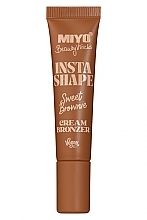 Парфумерія, косметика Кремовий бронзатор - Miyo Insta Shape Sweet Brownie Cream Bronzer