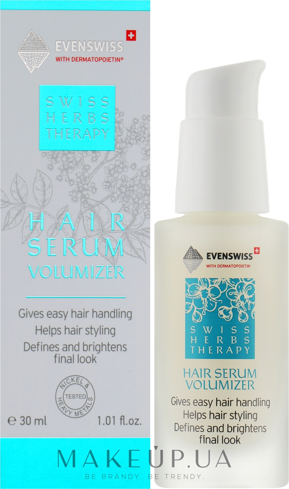 Сироватка для об'єму волосся - Evenswiss Hair Serum Volumizer Swiss Herbs Therapy — фото 30ml