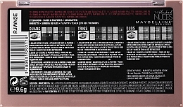 Палетка теней для век из 12 пастельных оттенков - Maybelline New York La Palette Blushed Nudes — фото N3