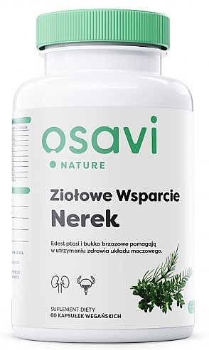 Пищевая добавка для поддержания здоровья почек - Osavi Herbal Vegan Capsules — фото N2