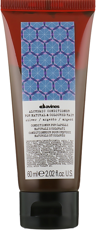 Кондиционер для натуральных и окрашенных волос (Silver) - Davines Alchemic Conditioner For Natural & Coloured Hair — фото N1