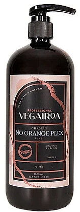 Шампунь для нейтралізації помаранчевого тону волосся - Vegairoa No Orange Plex Shampoo — фото N2