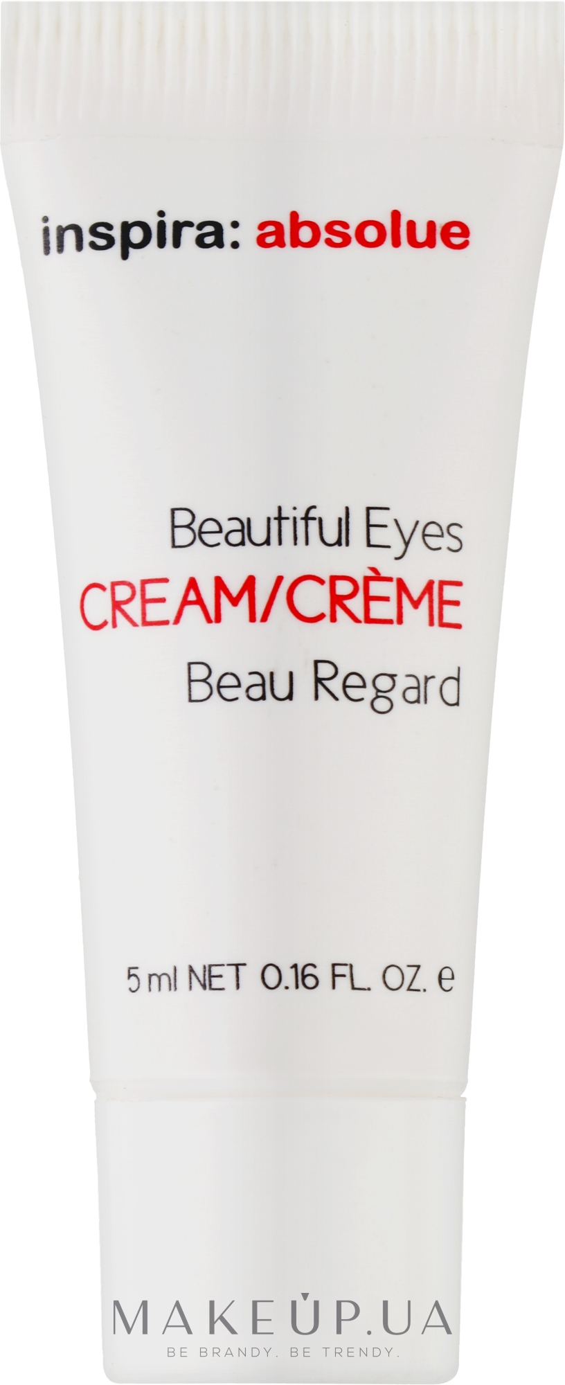 Омолоджувальний крем для шкіри навколо очей "Красиві очі" - Inspira:cosmetics Inspira:absolue Beautiful Eyes Cream (міні) — фото 5ml