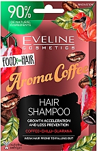 Духи, Парфюмерия, косметика Шампунь для слабых и ломких волос - Eveline Cosmetics Food For Hair Aroma Coffee Shampoo (пробник)