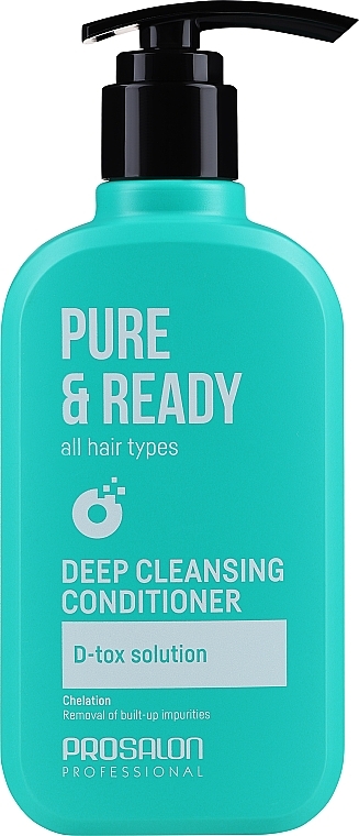 Глибоко очищувальний кондиціонер для всіх типів волосся - Prosalon Pure & Ready Deep Cleansing Condirioner — фото N1