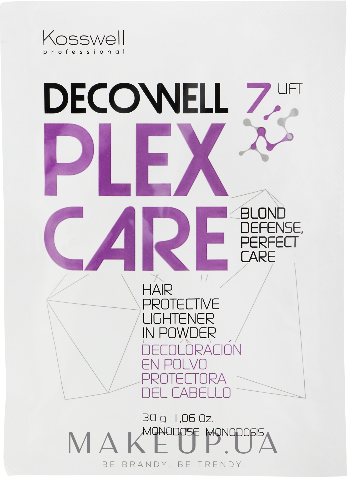 Осветляющий порошок - Kosswell Professional Decowell Plex Care — фото 30g