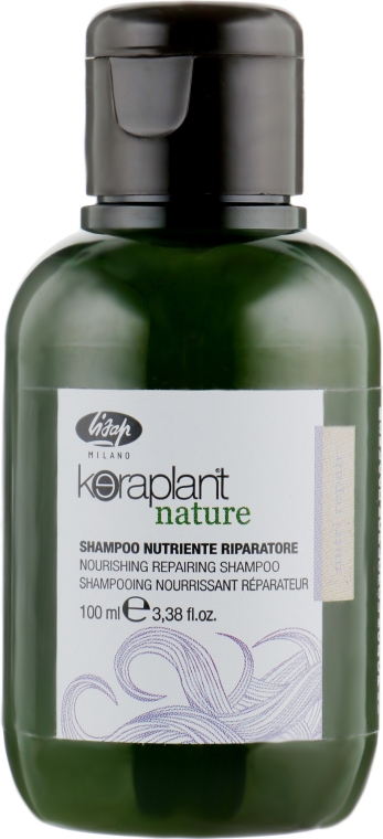 Шампунь для восстановления волос - Lisap Keraplant Nature Nourishing Shampoo — фото N1