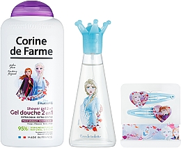 Corine De Farme Disney Frozen II - Набор (edt/30ml + sh/gel/300ml + accessories/3pcs) — фото N2