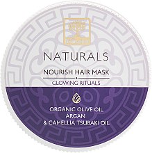 Питательная маска для волос с аргановым маслом "Реконструкция. Сияющий ритуал" - BIOselect Naturals Hair Mask — фото N1