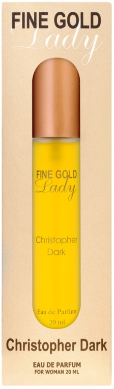 Christopher Dark Fine Gold Lady - Парфумована вода (міні) — фото N1