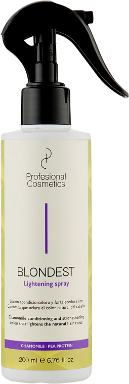 Спрей для освітлення волосся - Profesional Cosmetics Blondest Lightening Spray