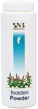Дезодорувальна пудра для ніг - SNB Professional Deo Foot Powder — фото N1